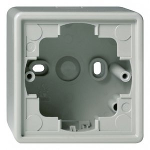 Фото Gira S-Color 006142 Коробка монтажная одиночная (серая)