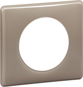 Фото Legrand Celiane 066611 Рамка 1-постовая (кофейный глянец)