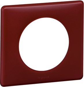Фото Legrand Celiane 066751 Рамка 1-постовая (перкаль бордо)