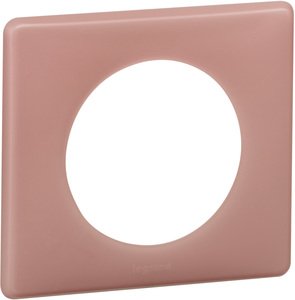 Фото Legrand Celiane 066761 Рамка 1-постовая (перкаль розе)