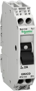Фото Schneider Electric TeSys GB2CD10 Автоматический выключатель однополюсный 5А (2 кА)