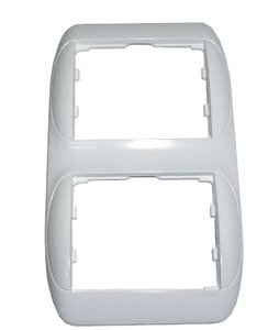 Фото Legrand Galea Life 777006 Рамка 2-постовая (вертикальная, белый)