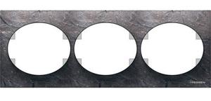 Фото ABB Tacto 5573.1 PZ Рамка 3-постовая (горизонт, сланец)