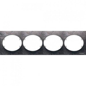 Фото ABB Tacto 5574.1 PZ Рамка 4-постовая (горизонт, сланец)
