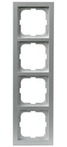 Фото ABB Impressivo 2TKA000408G1 Рамка 4-постовая (алюминий)