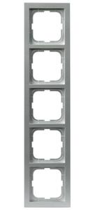 Фото ABB Impressivo 2TKA000433G1 Рамка 5-постовая (алюминий)
