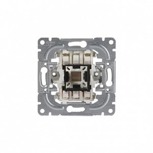 Фото ABB Impressivo 1061.21 Выключатель одноклавишный (2 доп. клеммы, 16 А, механизм, с/у)