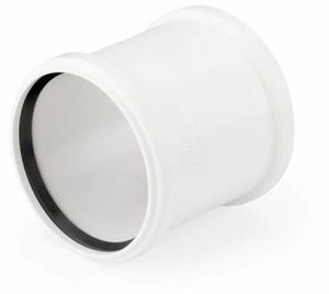 Фото Rehau Raupiano Plus 11240481001 Муфта надвижная с уплотнительным кольцом (Ø 160 мм, полипропилен)