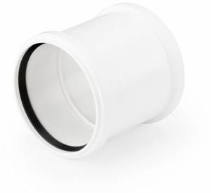 Фото Rehau Raupiano Plus 11231441001 Муфта двухраструбная с уплотнительным кольцом (Ø 40 мм, полипропилен)