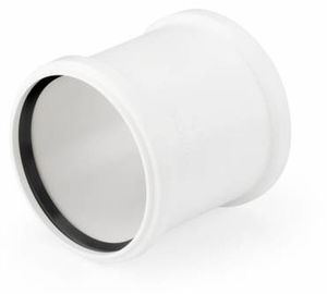 Фото Rehau Raupiano Plus 11215741001 Муфта надвижная с уплотнительным кольцом (Ø 75 мм, полипропилен)