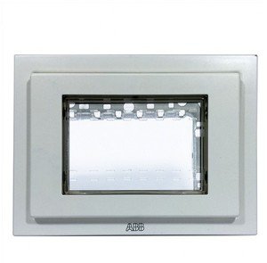 Фото ABB Zenit 2CLA337300N1101 Рамка монтажная (3 модуля, белая)