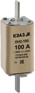 Фото КЭАЗ 110867 Вставка плавкая ПН2-100-40А-У3-