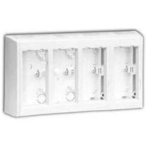 Фото Simon Connect S-Pro SBC400-9 Коробка монтажная 4 модуля (накладная, белая)