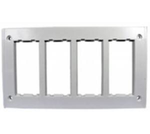 Фото Simon Connect SBM402-8 Рамка 4 модуля (алюминий)