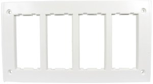Фото Simon Connect SBM402-9 Рамка 4 модуля (белая)