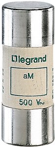 Фото Legrand Промышленный цилиндрический предохранитель аМ 22x58 16а 500В без бойка