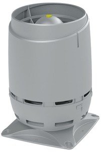 Фото Vilpe Flow 125S 250X250 350011 Вентиляционный выход (светло-серый)