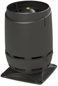 Фото Vilpe Flow 125S 250X250 350012 Вентиляционный выход (черный)