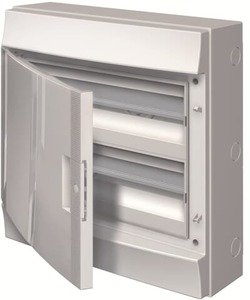 Фото ABB Mistral65 1SLM006501A1105 Бокс настенный 2х18 модулей (непрозрачная дверь)