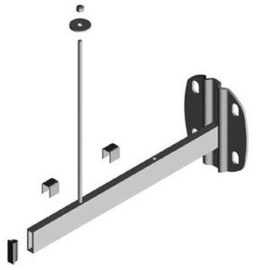 Фото Kermi ZB00180001 Кронштейн для радиатора (для настенного монтажа, монтажа на чистовом полу)