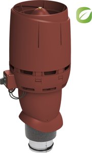 Фото Vilpe 350248 ECo125P/500 FLOW Вентилятор (с шумопоглотителем, красный)