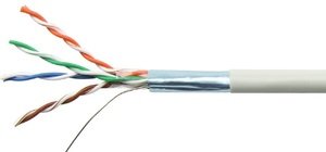 Фото Витая пара FTP 4 пары AWG 24 категория 5е экран внутренняя Cu Premium (FTP 4x2x0,51 5е in/Cu.) SkyNet 1693109