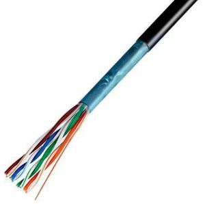 Фото Витая пара FTP 4 пары AWG 24 категория 5е экран внешняя Cu Premium с тросом (FTP 4x2x0,51 5е out/CuТр.) SkyNet 1693134