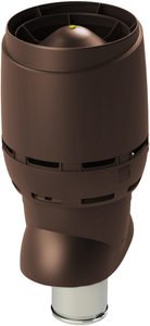 Фото Vilpe 160P/ИЗ/500 Flow XL 350104 Вентиляционный выход (коричневый)