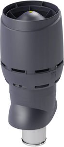 Фото Vilpe 160P/ИЗ/700 Flow XL 350117 Вентиляционный выход (серый)