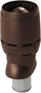 Фото Vilpe 200P/ИЗ/500 Flow XL 350134 Вентиляционный выход (коричневый)
