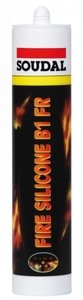 Фото Soudal Fire Silicone B1 FR 147413 Герметик силиконовый огнестойкий (белый, 300 мл)