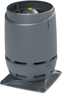 Фото Vilpe Flow 125S 250X250 350017 Вентиляционный выход (серый)