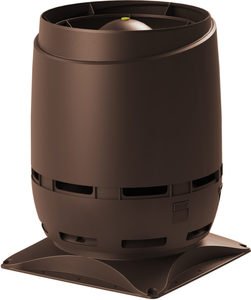 Фото Vilpe 350314 ECo200S FLOW Вентилятор + основание 400x400 (коричневый)