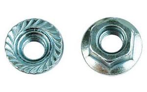 Фото Гайка с насечкой, препятствующей откручиванию М12, нержавеющая сталь AISI 316L