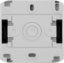 Фото Legrand Quteo 782332 Выключатель двухклавишный (10 А, в сборе, открытая установка, IP44, серый)