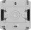 Фото Legrand Quteo 782339 Выключатель одноклавишный двухполюсный (10 А, с возм. подсветки, в сборе, открытая установка, IP44, серый)