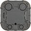 Фото Legrand Quteo 782221 Розетка комбинированная (RJ45+RJ11, cat.5e, UTP, в сборе, открытая установка, белая)
