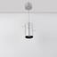 Фото Arlight 022966 SP-POLO-R85-2-15W Day White 40deg (Silver, Black Ring) подвесной светильник