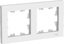 Фото Schneider Electric AtlasDesign ATN000102 Рамка 2-постовая (белая)