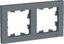Фото Schneider Electric AtlasDesign ATN000702 Рамка 2-постовая (грифель)