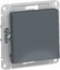 Фото Schneider Electric AtlasDesign ATN000711 Выключатель одноклавишный (10 А, под рамку, скрытая установка, грифель)