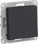 Фото Schneider Electric AtlasDesign ATN001011 Выключатель одноклавишный (10 А, под рамку, скрытая установка, карбон)