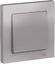 Фото Schneider Electric AtlasDesign ATN000312 Выключатель одноклавишный (10 А, в сборе, скрытая установка, алюминий)