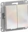 Фото Schneider Electric AtlasDesign ATN000451 Выключатель двухклавишный (10 А, под рамку, скрытая установка, жемчуг)