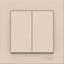 Фото Schneider Electric AtlasDesign ATN000252 Выключатель двухклавишный (10 А, в сборе, скрытая установка, бежевый)