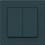 Фото Schneider Electric AtlasDesign ATN000852 Выключатель двухклавишный (10 А, в сборе, скрытая установка, изумруд)