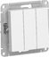 Фото Schneider Electric AtlasDesign ATN000131 Выключатель трехклавишный (10 А, под рамку, скрытая установка, белый)