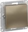 Фото Schneider Electric AtlasDesign ATN000515 Выключатель однокнопочный (10 А, под рамку, скрытая установка, шампань)