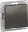 Фото Schneider Electric AtlasDesign ATN000915 Выключатель однокнопочный (10 А, под рамку, скрытая установка, сталь)