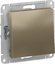 Фото Schneider Electric AtlasDesign ATN000561 Переключатель одноклавишный (10 А, под рамку, скрытая установка, шампань)